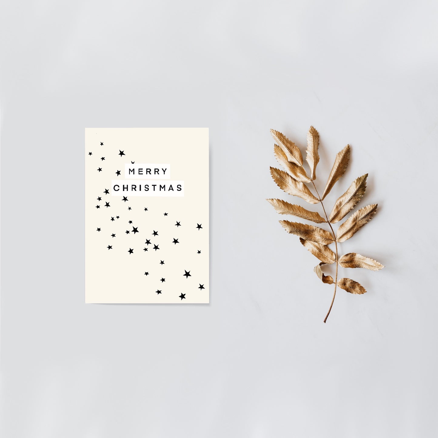 Christmas Stars Christmas Card
