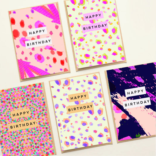 Birthday card mixed pack